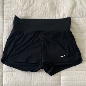 Nike black dri-fit shorts, drawstring hardly worn